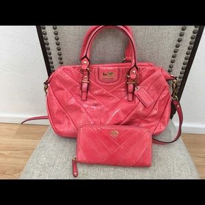 Coach Patent Leather Purse and Wallet